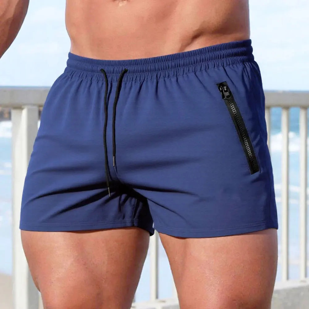 Bañador liso para hombre | Pantalón corto de baño de secado rápido