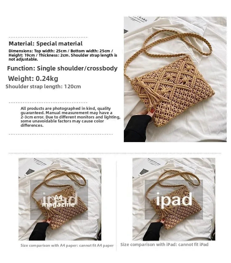 Eco-Friendly Bohemian Beach Backpack | Versatile Travel Bag