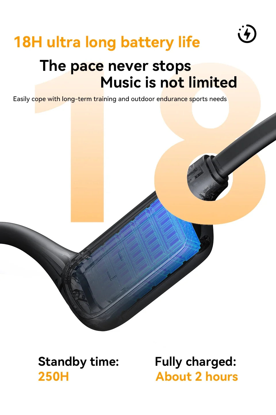 Wireless Bone Conduction Headphones | Bluetooth 5.4 Sport Headset
