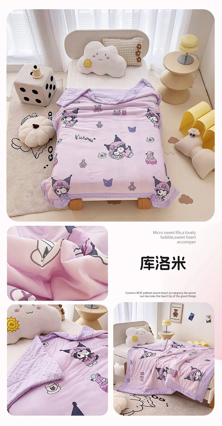 Cartoon Summer Quilt for Kids | Cooling Sensation Blanket