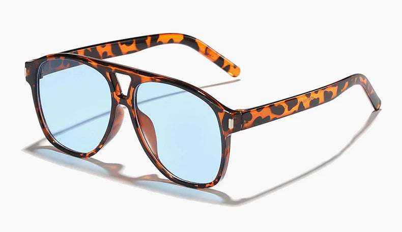 Luxury Big Frame Pilot Sunglasses | Trendy UV400 Shades