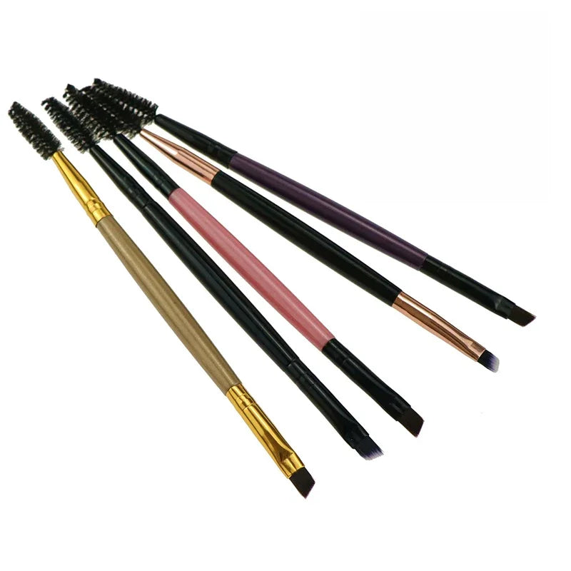 Professional Microbrow Eyebrow Brush | Dual-Use Brow Eyeliner & Concealer Brush with Wool Fiber Bristles 2026