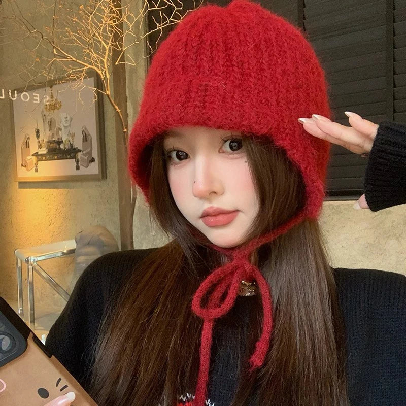 Winter Knitted Earmuff Hat | Casual Fashion Protection & Warmth