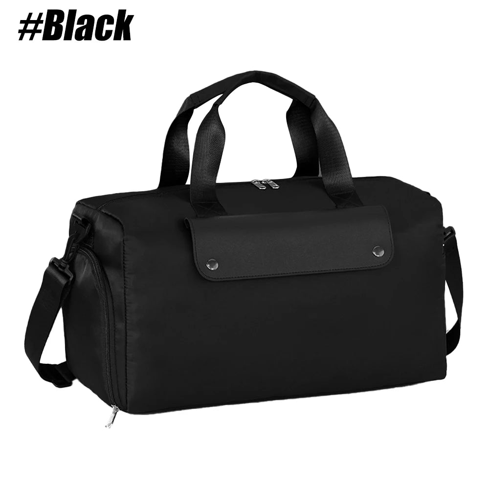 Versatile Gym Bag with Shoe & Wet Compartment for Travel & Sports