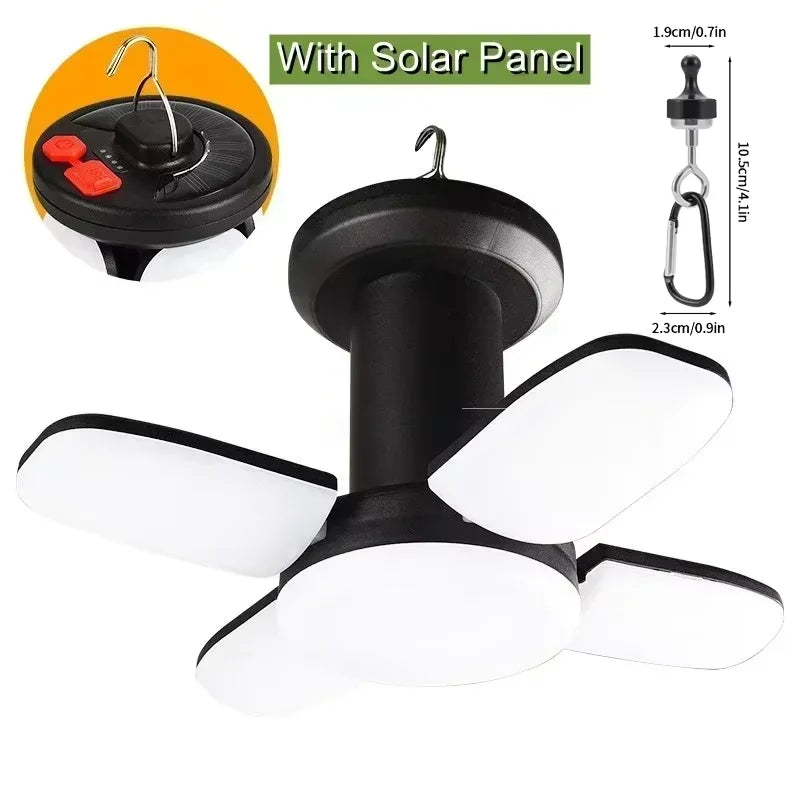 Linterna de camping LED recargable | Luz de tienda de campaña portátil 3 modos