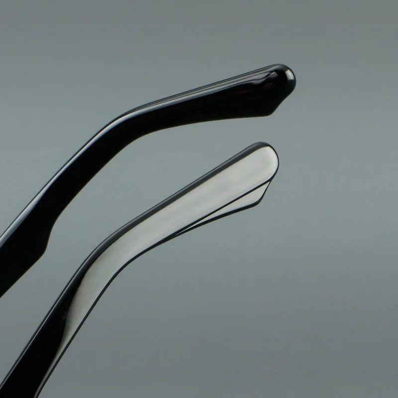 Classic Retro Square Acetate Anti-Blue Light Reading Glasses 2026