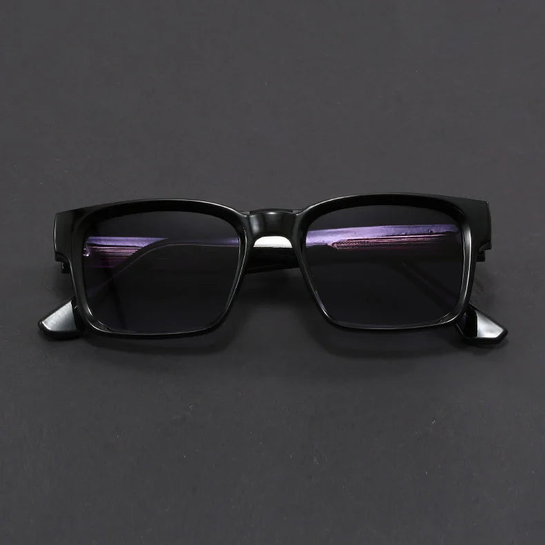 Fashionable Retro Square Full Frame Sunglasses for Men