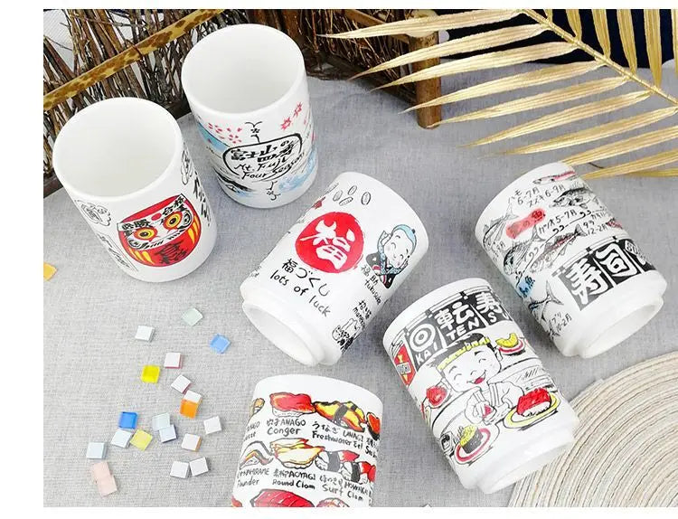 Japanese Style Ceramic Mugs | Perfect Tea, Wine, and Sake Cups