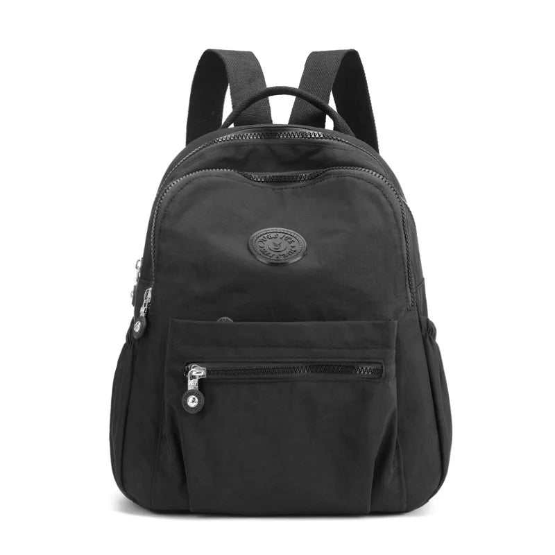 Women's Nylon Oxford Backpack | Stylish Small Rucksack