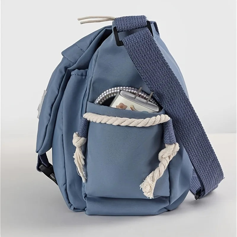 Large Capacity Nylon Shoulder Bag | Versatile Messenger Carry