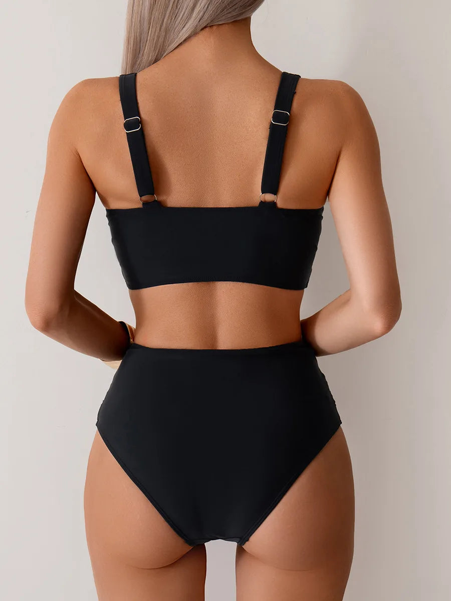 Stylish High Waist Bikini Set for Women | Perfect Beach Swimwear