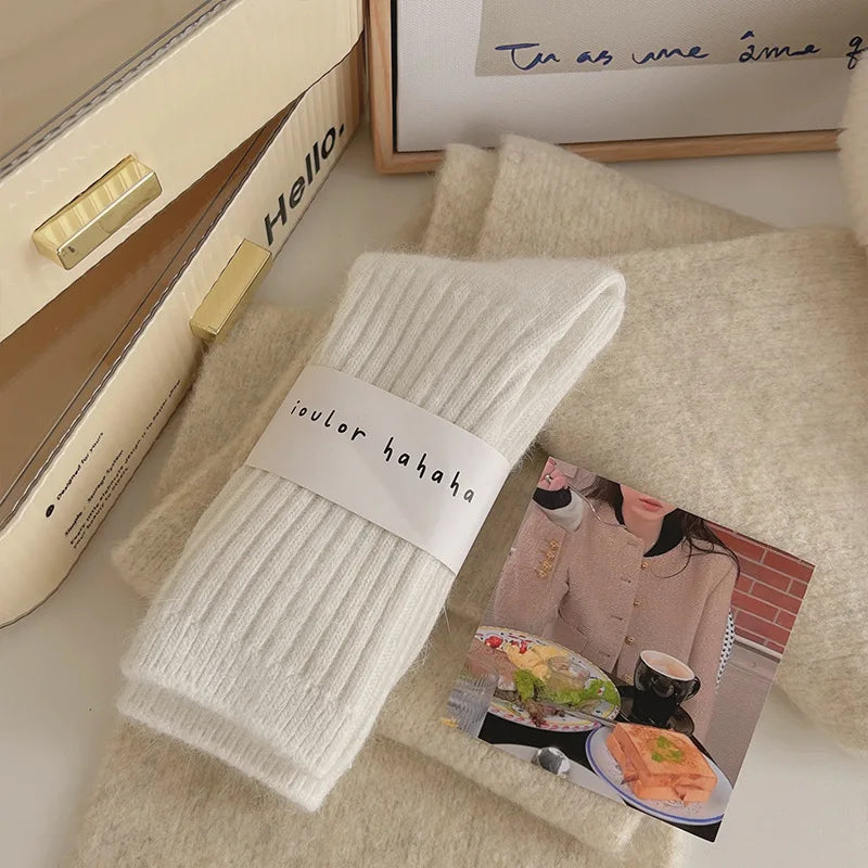 Women's Cashmere Wool Thermal Socks | Thick Warm Winter Socks