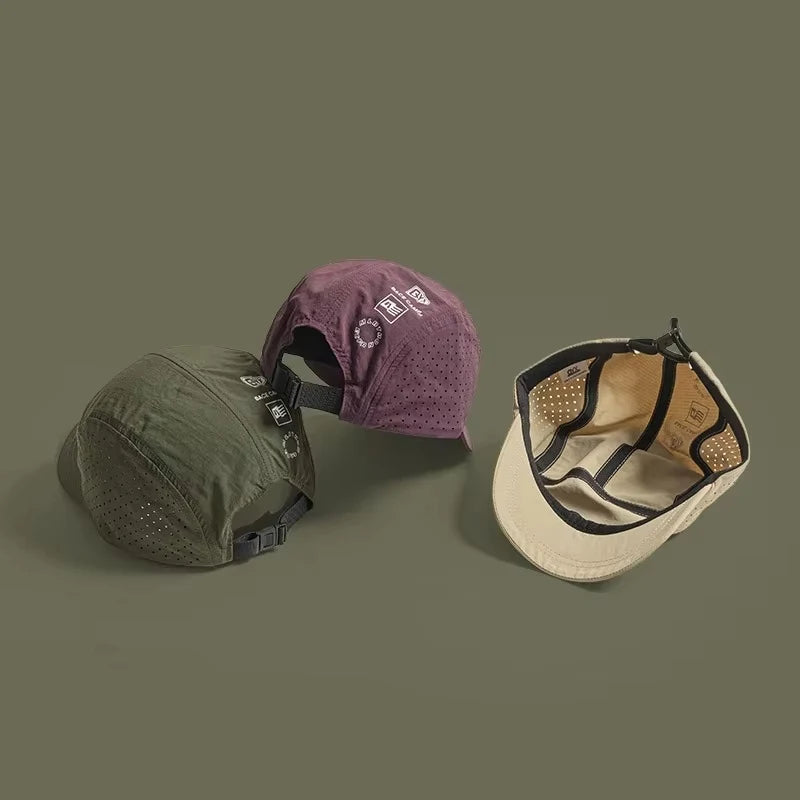Summer Hiking Hat UV Protection Sunshade Camping Breathable Outdoor Camping Caps Fashion Lightweight Quick Drying Cycling Caps