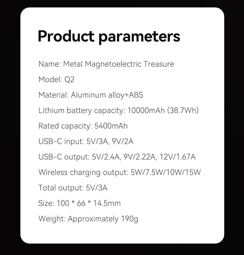 Ultra Wireless Magnetic Power Bank | Fast Charging for All Devices