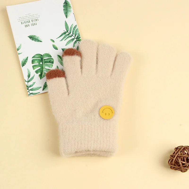 Kids Winter Fleece Gloves | Cozy Plush Mittens for Cold Weather
