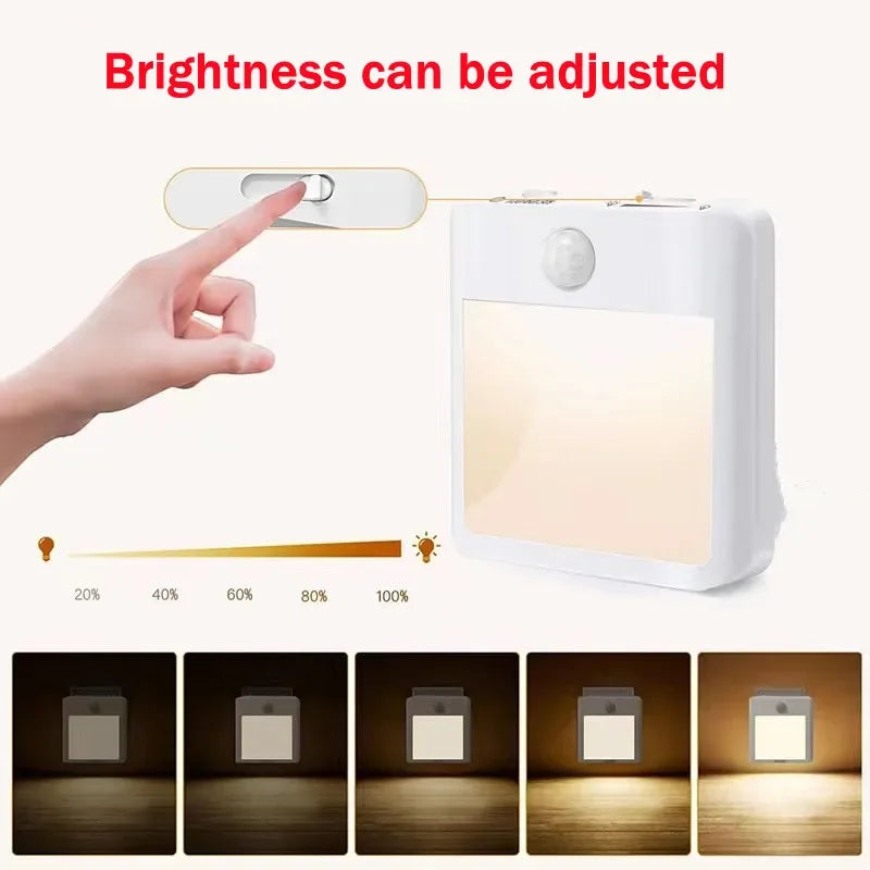 Dimmable Motion Sensor LED Night Lights | Ideal Bedside & Corridor Lighting