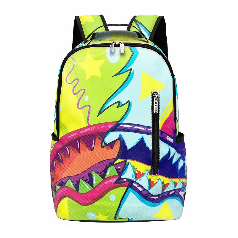 Trendy Street-Style Backpack | Large-Capacity Travel Bag