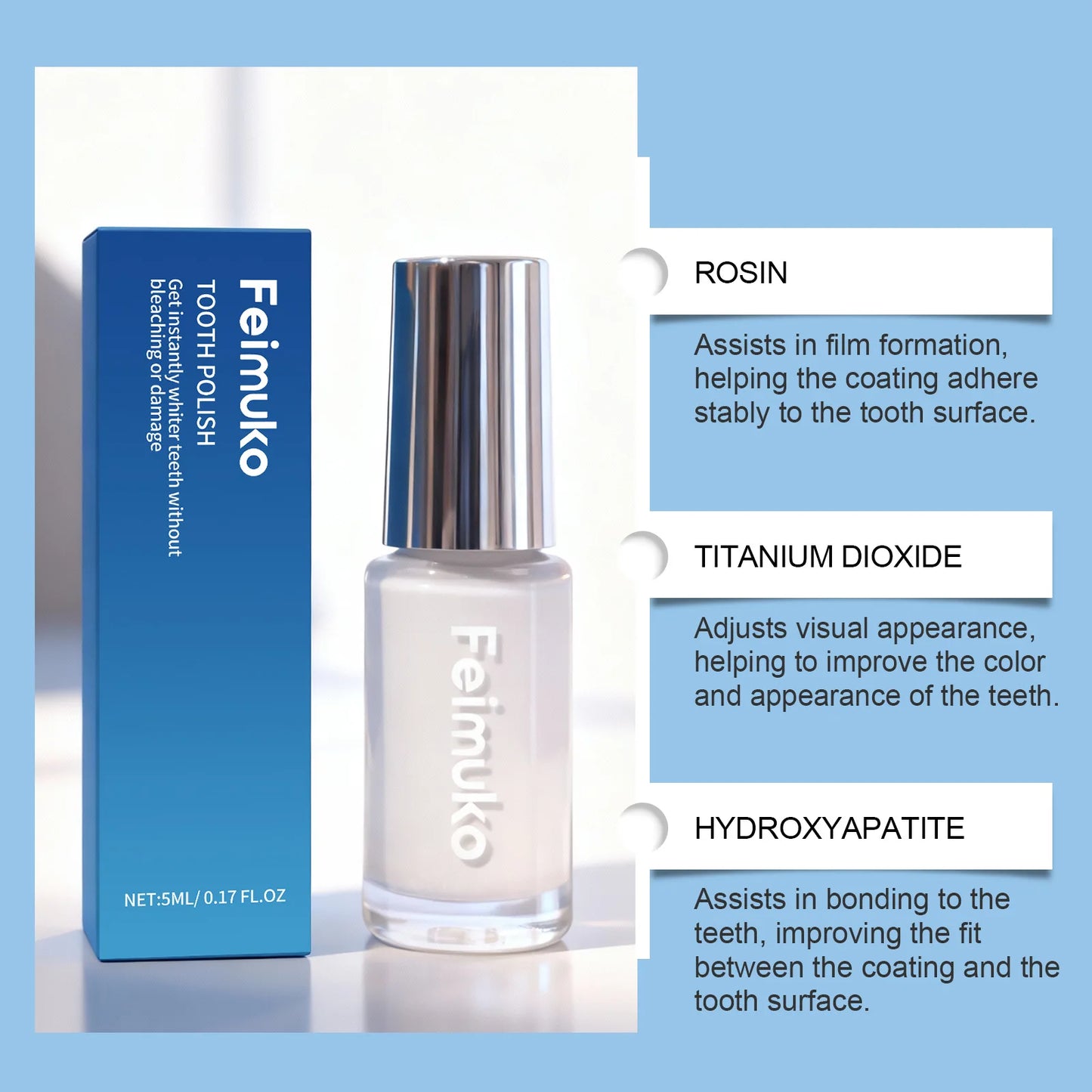 Gentle Daily Teeth Cleaner | Stain Removal & Odor Reduction