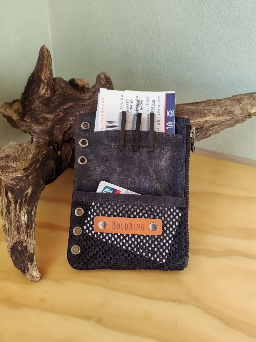 Multifunctional Canvas Storage Bags for Notebooks & Accessories