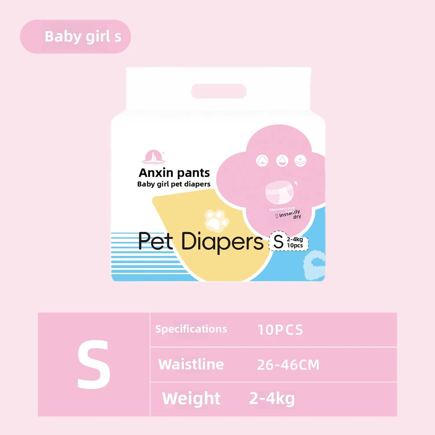 Comfortable Waterproof Pet Diapers | Thin & Breathable Dog Shorts