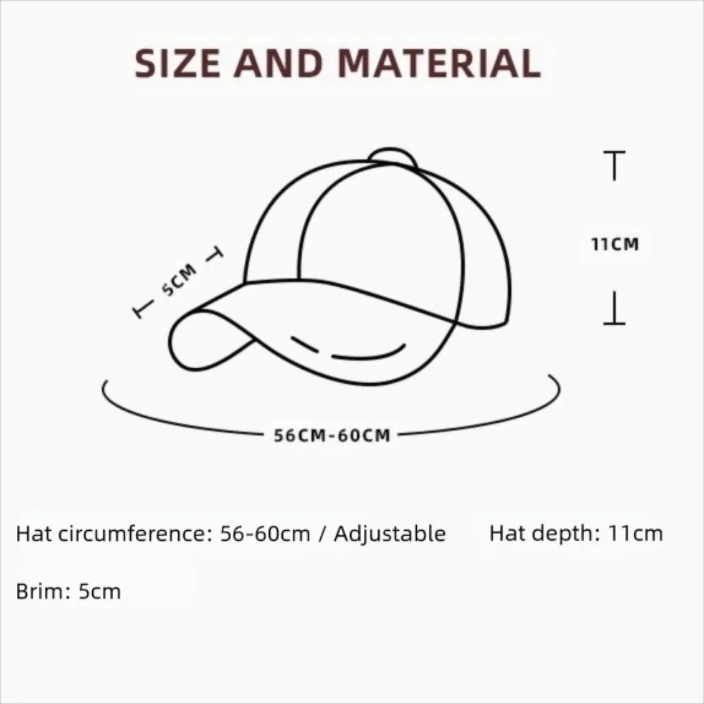 Solid Color Short Brim Baseball Cap | Adjustable Snapback Hat