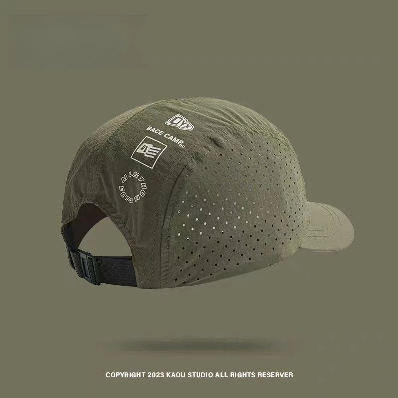 Summer Hiking Hat UV Protection Sunshade Camping Breathable Outdoor Camping Caps Fashion Lightweight Quick Drying Cycling Caps