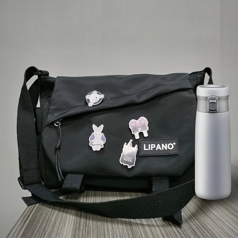 Large Capacity Nylon Shoulder Bag | Versatile Messenger Carry
