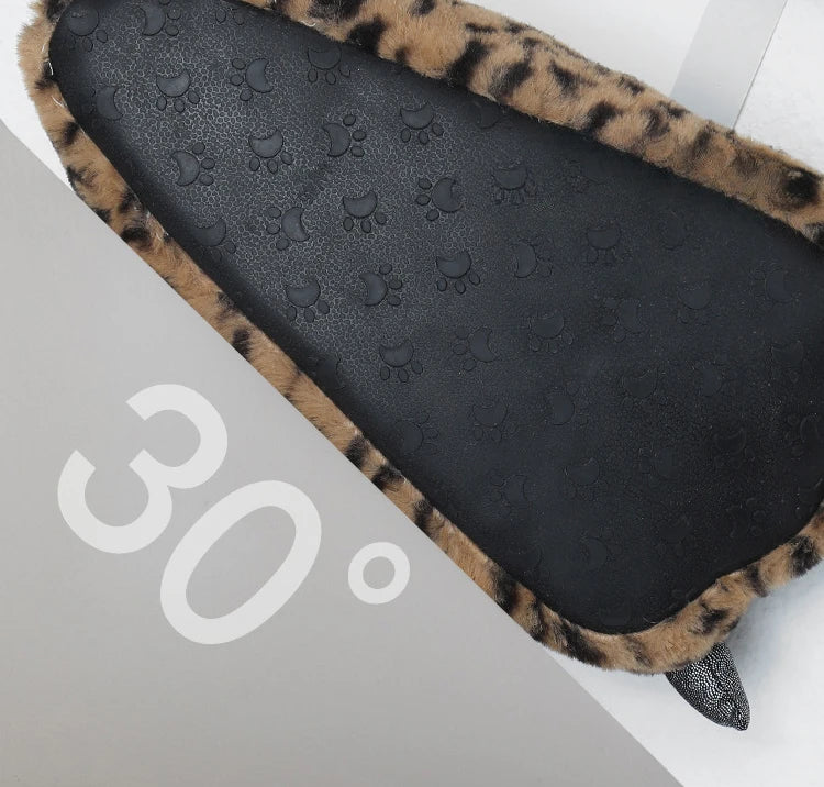 Fluffy Bigfoot Bear Paw Slippers | Cozy Unisex Indoor Slides