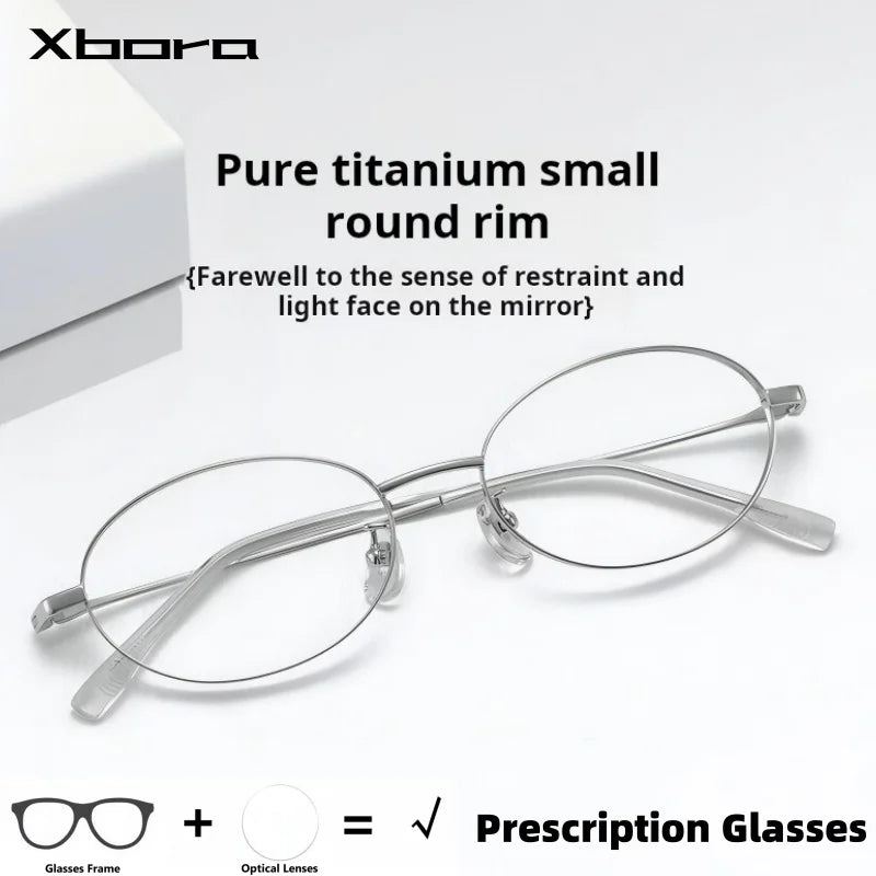Retro Oval Prescription Glasses | Stylish Blue Light Blocking Eyewear