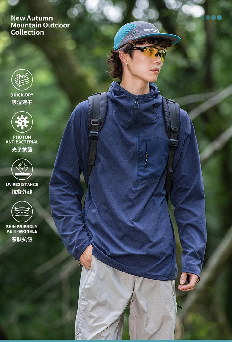 Men's Quick-Dry Outdoor Long Sleeve T-Shirt | Breathable Comfort
