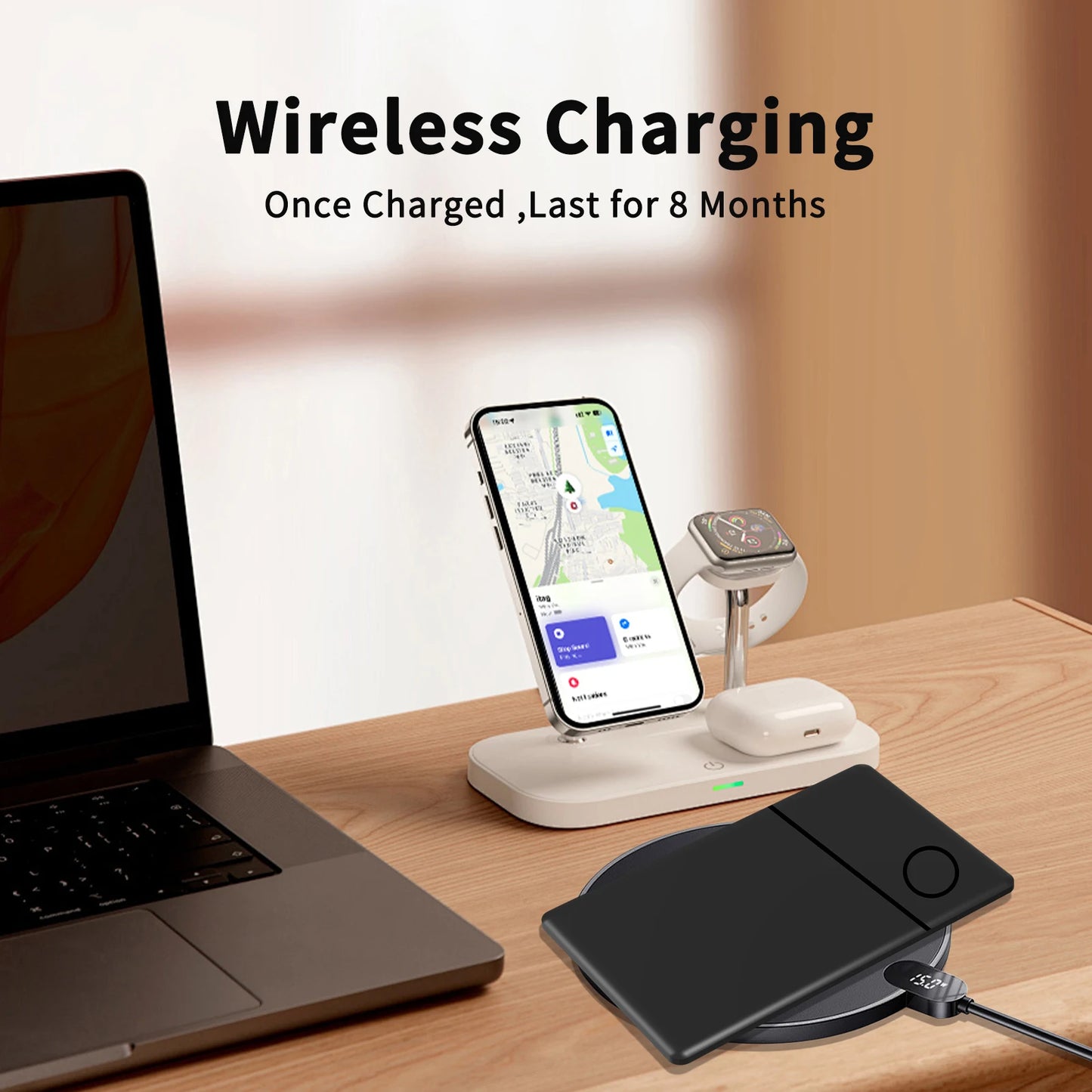Wireless Charging Bluetooth Tracker | Smart Locator for Wallets