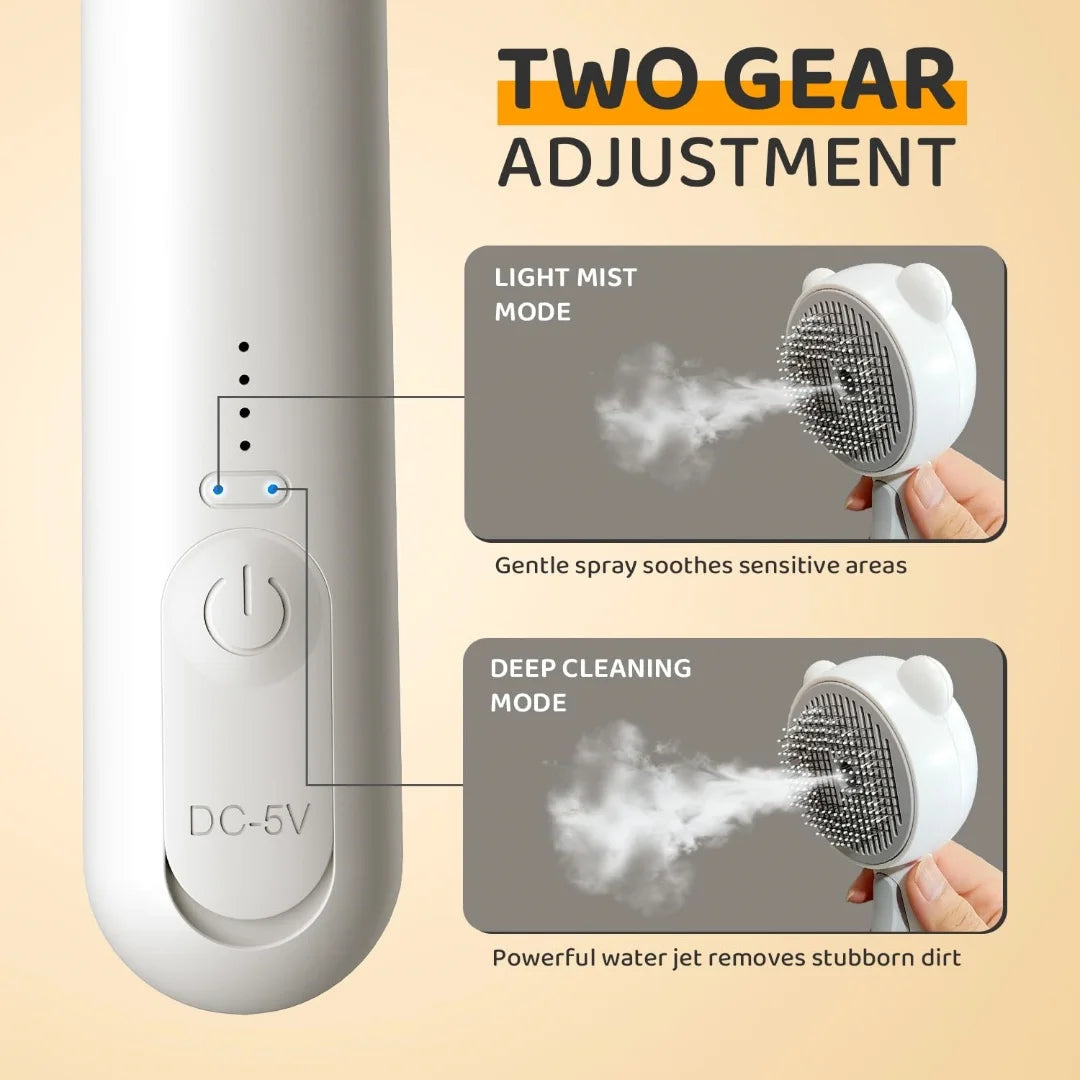 Pet Hair Comb With Spray Function | Grooming Tool for Cats