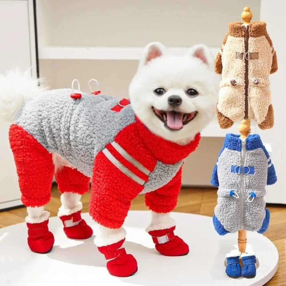 Cozy Thickened Winter Dog Jacket | Stylish Pet Outerwear