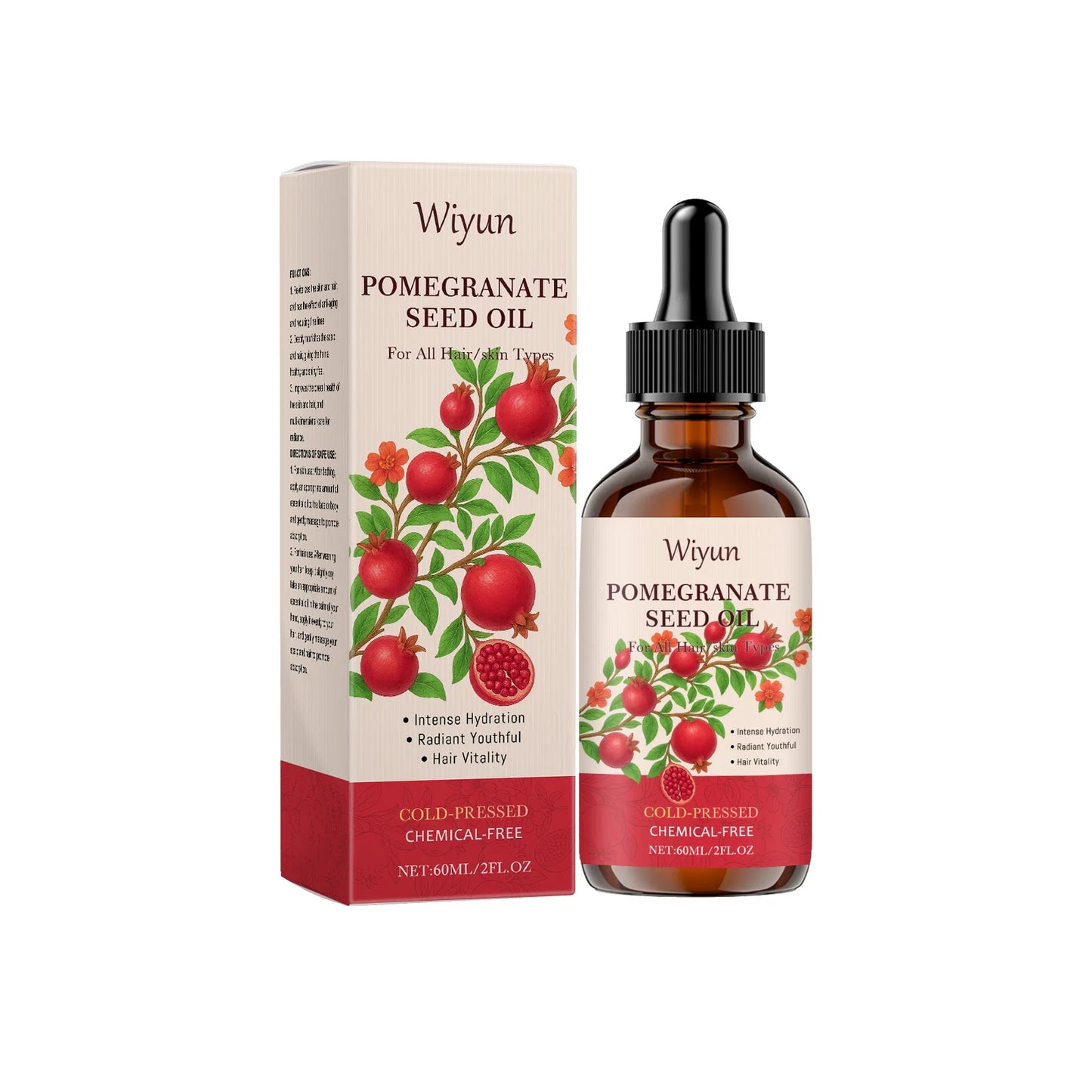Pomegranate Seed Essential Oil | Deep Moisturizing for Hair & Skin