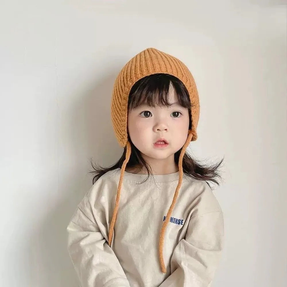 Comfortable Windproof Pullover Cap for Kids | Warm Winter Beanie