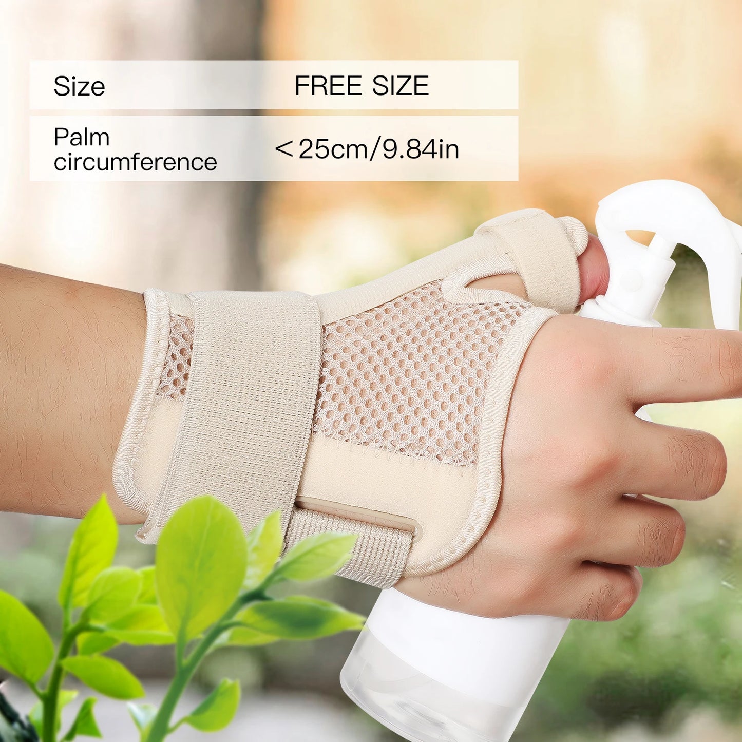 Adjustable Flexible Splint Wrist Thumb Support Brace for Pain Relief