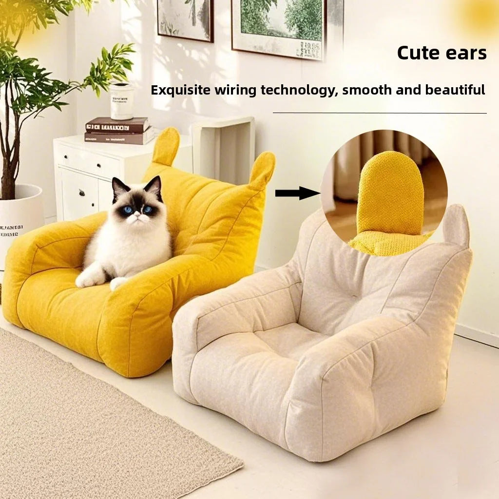 Small Sofa Bear Chair | Stylish Cozy Seating for Reading & Relaxing