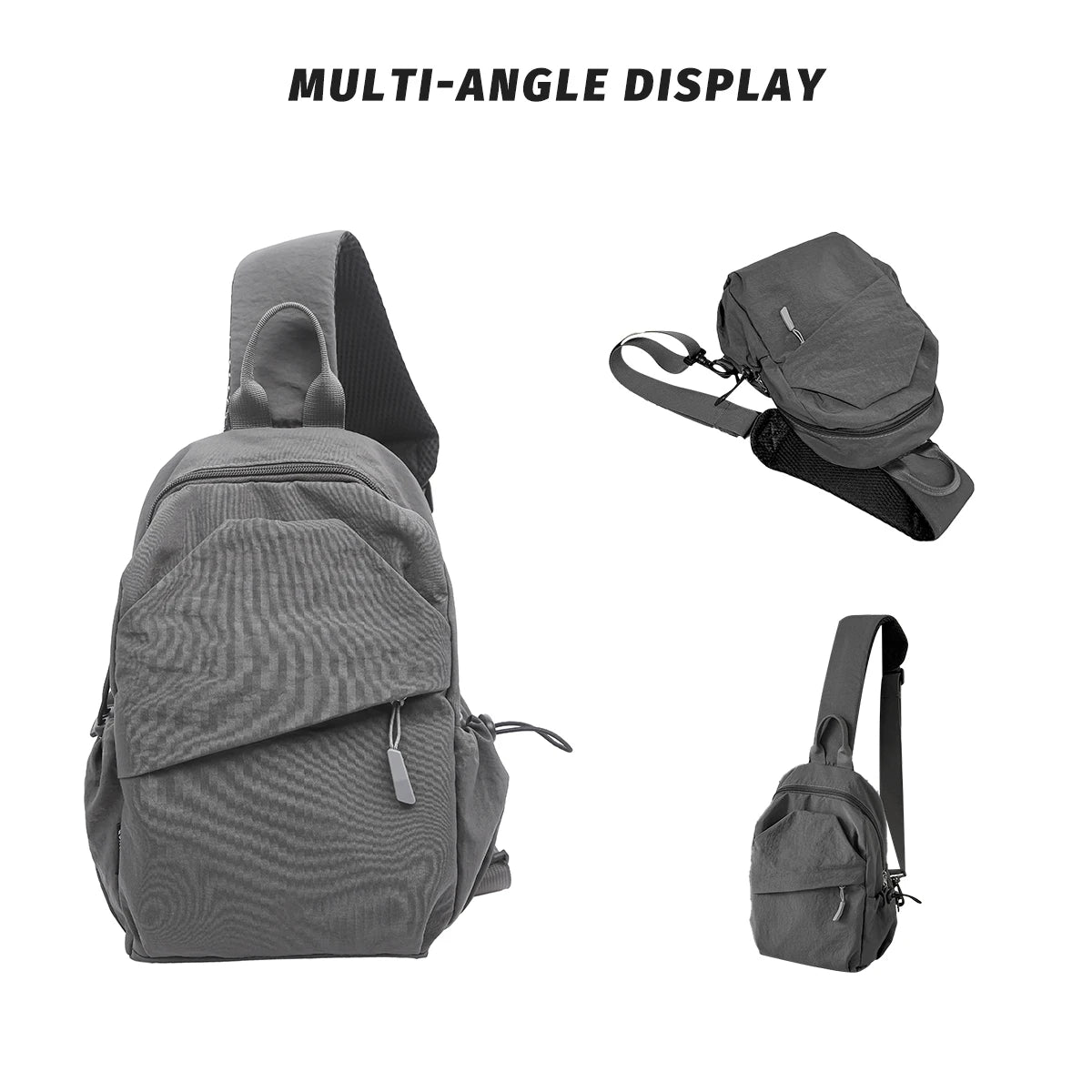 Men's Fashionable Chest Bag | Versatile Casual Commuter Shoulder Bag