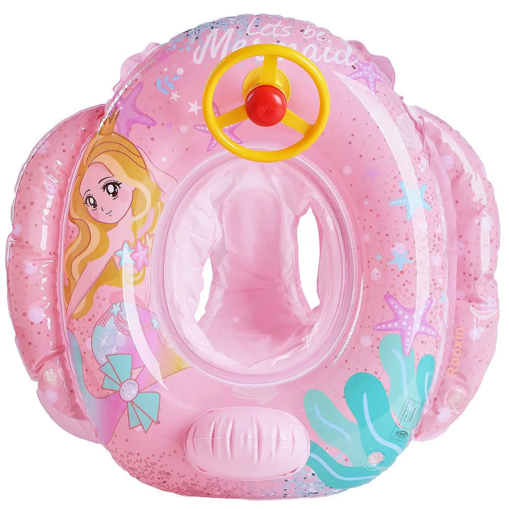 Baby Inflatable Dinosaur Swimming Ring | Fun Pool Float for Kids
