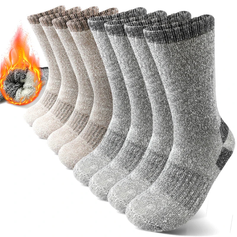 Super Thick Crew Socks for Winter | Warm, Durable & Versatile