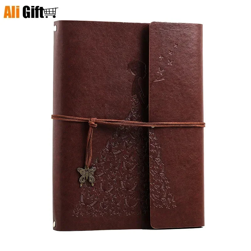 Creative Vintage Leather Photo Album | Handmade Scrapbook & Guestbook