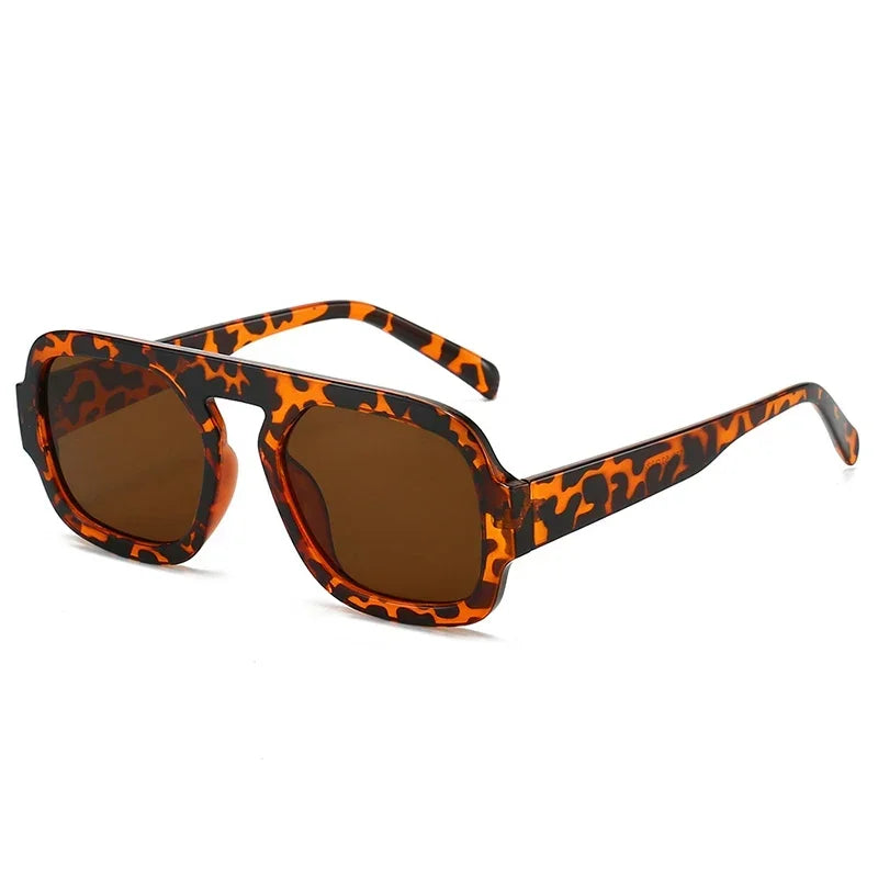 Retro Square Sunglasses for Men and Women | UV400 Protection Shades