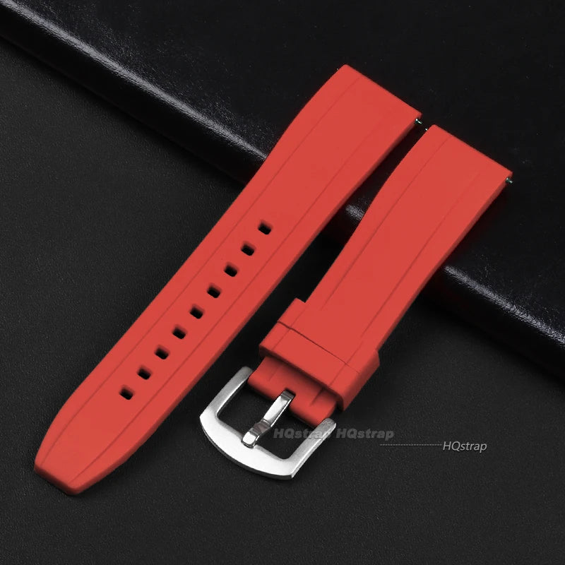 Quick Release Silicone Rubber Watch Strap | Soft Sports Watchband