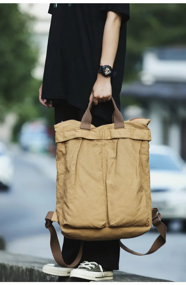 High Capacity Solid Color Backpack for Women & Teens | Travel & School Bag