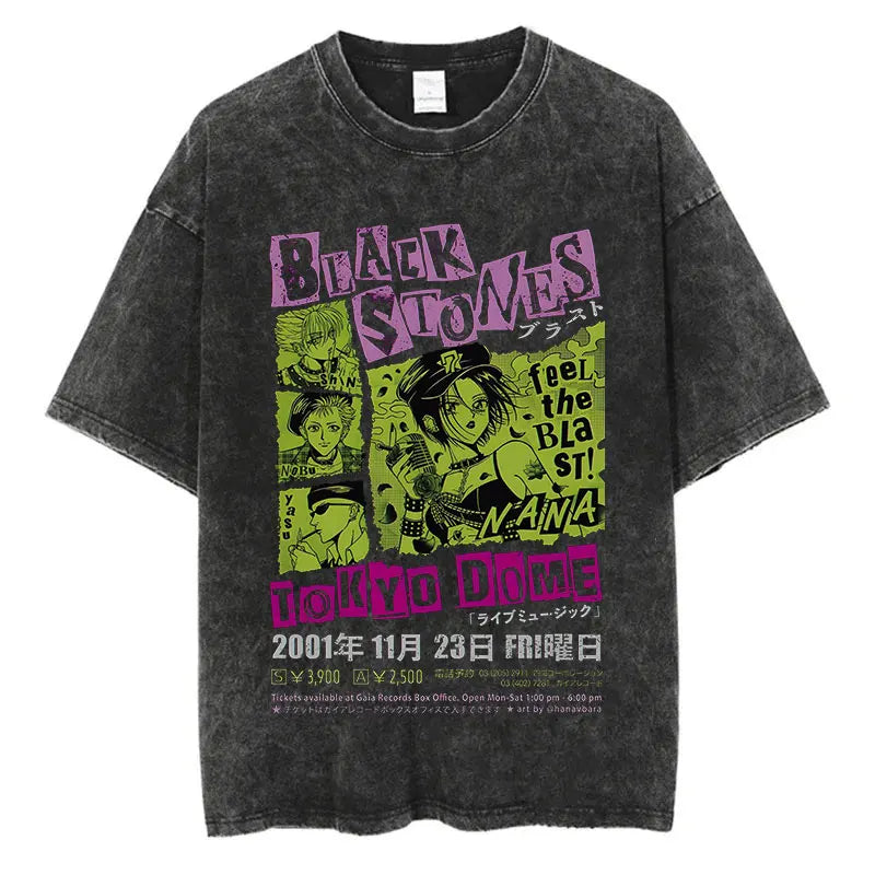 Vintage Anime Graphic T-Shirt | Harajuku Streetwear Summer Style