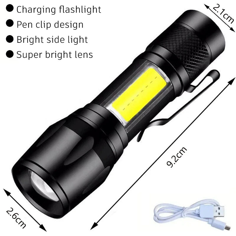 2000LM Ultra Bright Tactical Flashlight | Emergency Ready Lighting