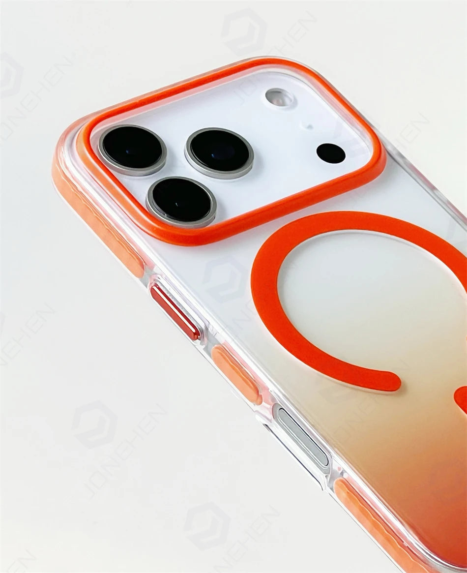 Luxury Gradient Magnetic Shockproof Case for iPhone 14-17 Pro Max