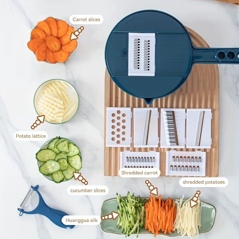 12-in-1 Multi-Functional Vegetable Chopper Slicer | Efficient Kitchen Tool