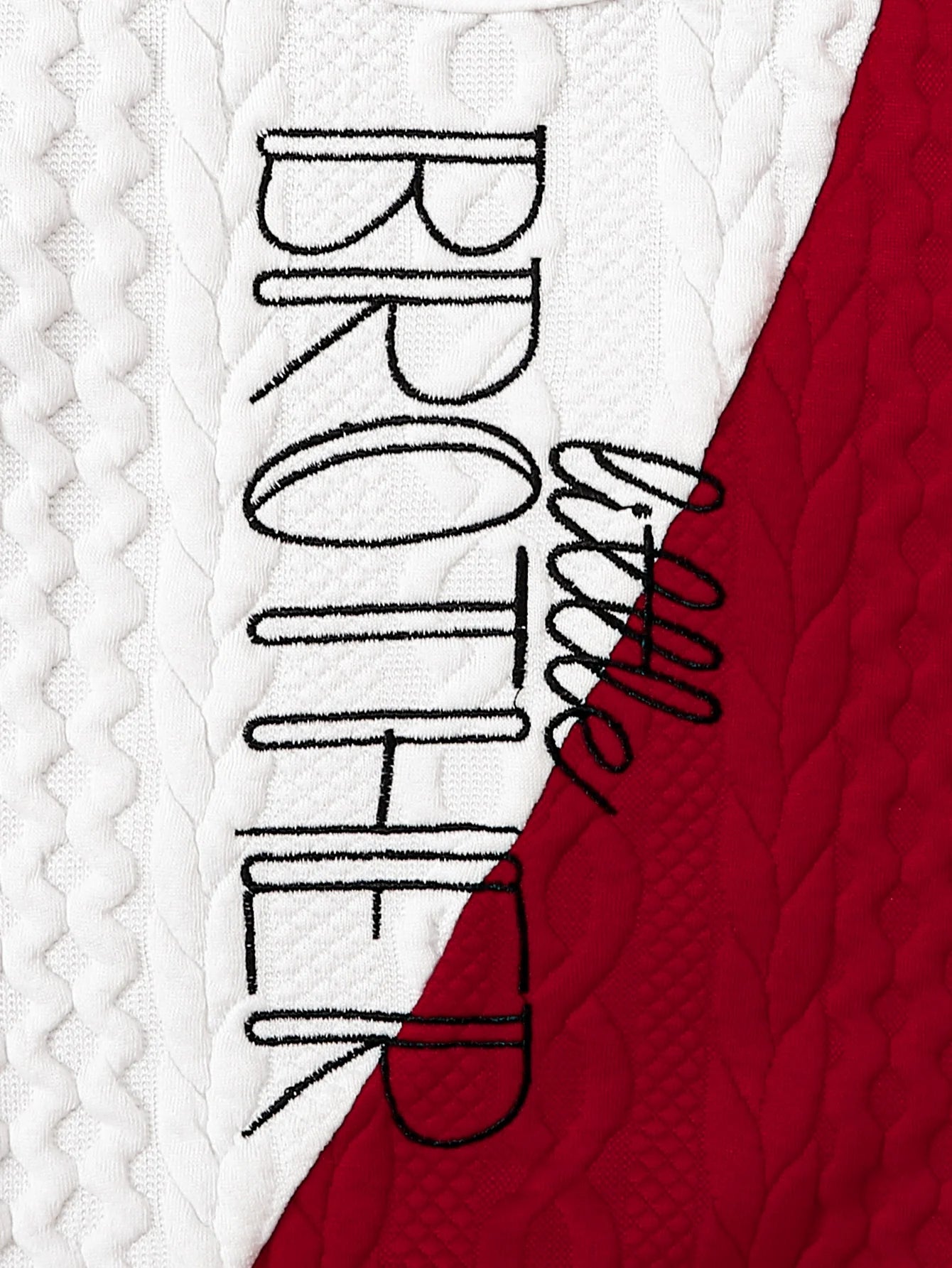 Stylish Baby Romper with 'BROTHER' Design | Cozy Warm Outfit