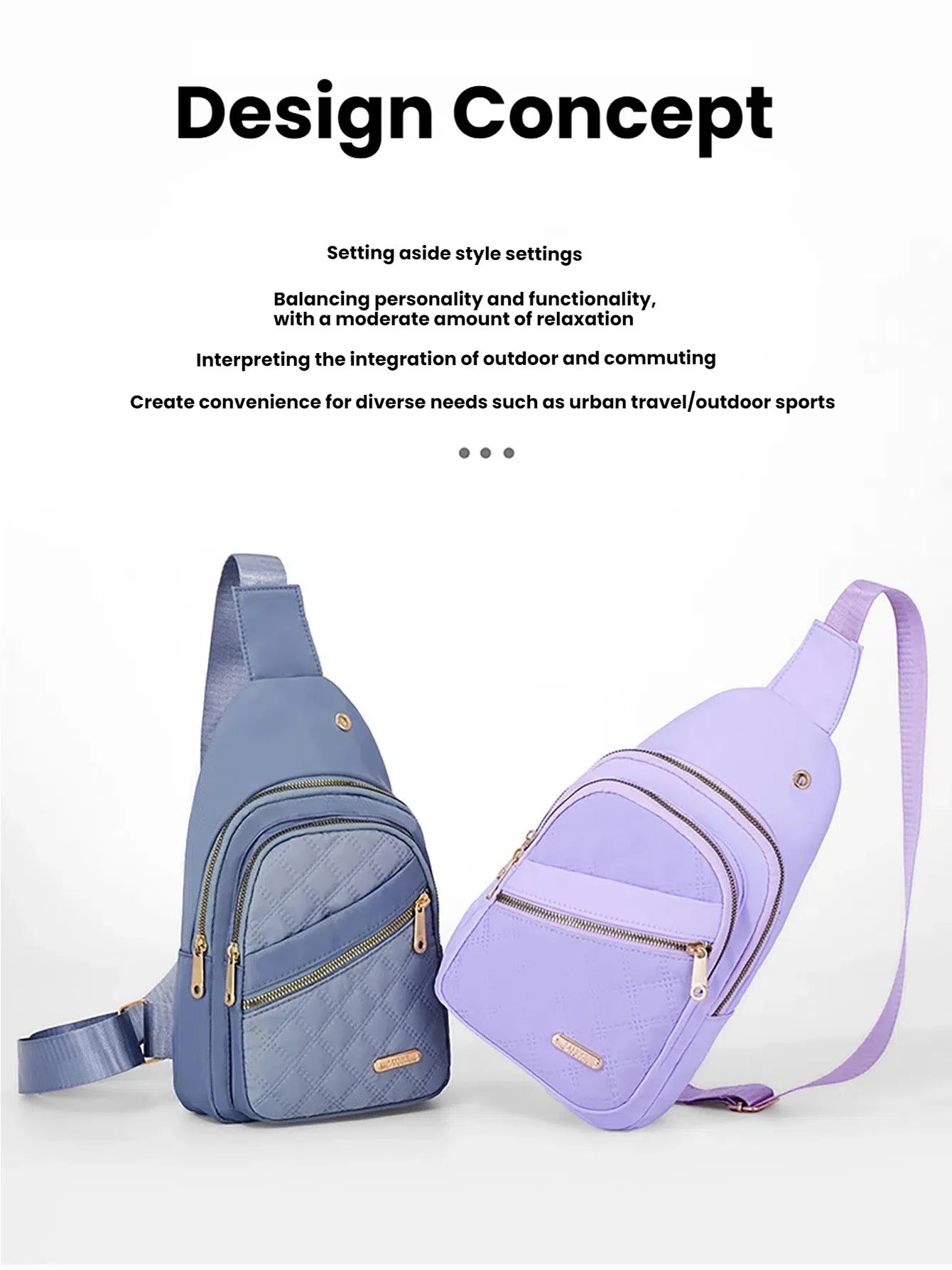 Fashionable Women's Chest Bag | Adjustable Shoulder Straps, Versatile Storage